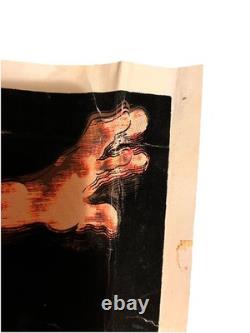 Rare bruce lee blacklight poster