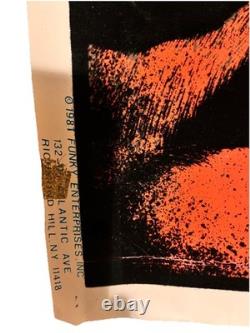 Rare bruce lee blacklight poster