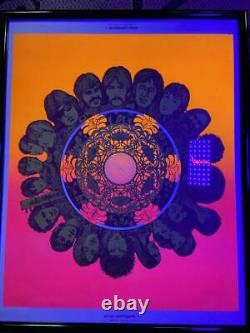 Rarest Beatles Stones Hendrix Dylan, Donavan The Monkees 1969 Blacklight Poster