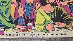 Retro Trippy Hippie JESUS CHRIST SUPERSTAR #680 Blacklight Poster Mr. Witchita