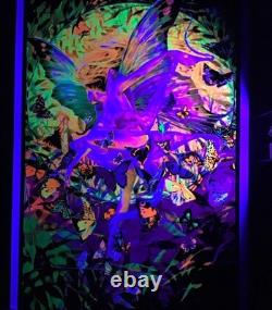 Revelation Sheila Wolk Artwork Gorgeous Fairy Butterflies OOP Blacklight Poster