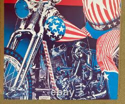 Richard Nixon Chopper Poster Original Vintage Bob Dará Agnew Blacklight 1970s US