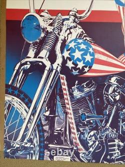 Richard Nixon Chopper Poster Original Vintage Bob Dará Agnew Blacklight 1970s US