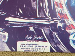 Richard Nixon Chopper Poster Original Vintage Bob Dará Agnew Blacklight 1970s US