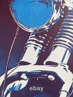 Richard Nixon Chopper Poster Original Vintage Bob Dará Agnew Blacklight 1970s US