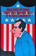 Richard Nixon Dickless Country Original Vintage 1972 Black Light Poster 22 X 34