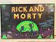 Rick And Morty 2013 Los Angeles Premiere Limited Rare Poster