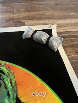 Rob White Zombie officially licensed? Blacklight Felt Poster 35 X 23 Rock N Roll