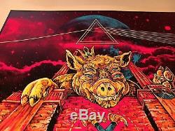 Roger Waters Us and Them Concert Poster 2017 Pink Floyd Black Light Print