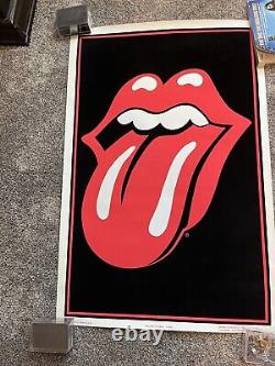 Rolling Stones Blacklight Poster