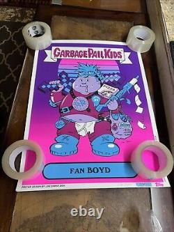 SDCC 2024 Garbage Pail Kids Fan Boyd Joe Simko Poster 51/100 Signed Topps