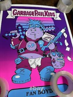 SDCC 2024 Garbage Pail Kids Fan Boyd Joe Simko Poster 51/100 Signed Topps