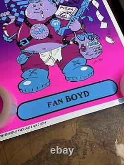 SDCC 2024 Garbage Pail Kids Fan Boyd Joe Simko Poster 51/100 Signed Topps