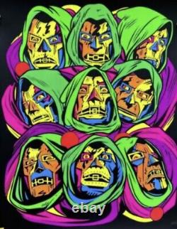 SDCC Mondo Doctor Doom RARE ARTIST PROOF LE 9/25 Blacklight Screenprint Poster