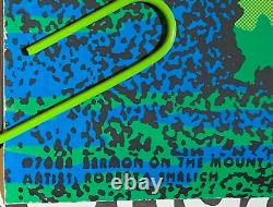 SERMON ON THE MOUNT 1971 VINTAGE THIRD EYE BLACKLIGHT POSTER By Roberta #7008