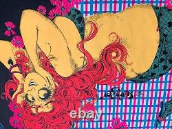 SEXY SWINGER VINTAGE 1970 HEADSHOP BLACKLIGHT POSTER By PACIFIC SCREEN, NICE