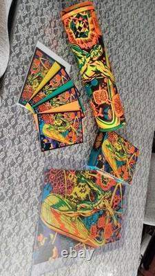 SILVER SURFER MARVEL THIRD EYE Black Light I'M FREE POSTER PUZZLE GREETING CARDS