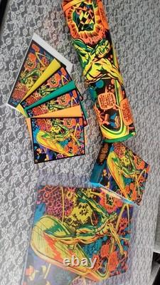 SILVER SURFER MARVEL THIRD EYE Black Light I'M FREE POSTER PUZZLE GREETING CARDS
