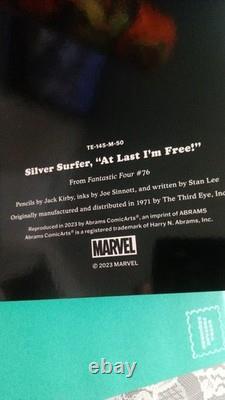 SILVER SURFER MARVEL THIRD EYE Black Light I'M FREE POSTER PUZZLE GREETING CARDS