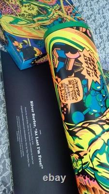 SILVER SURFER MARVEL THIRD EYE Black Light I'M FREE POSTER PUZZLE GREETING CARDS