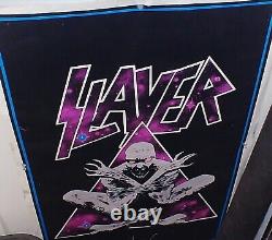 SLAYER Rare Vintage OG 90'S DIVINE INTERVENTION 24x36 blacklight poster