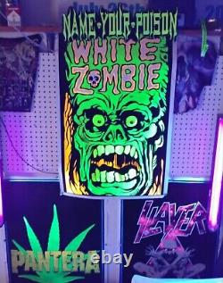 SLAYER Rare Vintage OG 90'S DIVINE INTERVENTION 24x36 blacklight poster