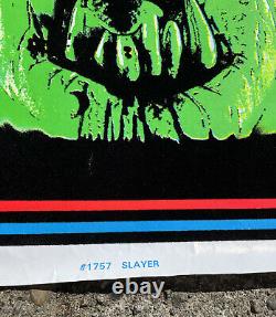 SLAYER Root of all Evil Black Light Poster 1997 Rare Excellent LARGE 23x34