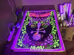 SNOOPY FEELIN' GROOVY 1970's VINTAGE BLACKLIGHT NOS POSTER PEANUTS NICE