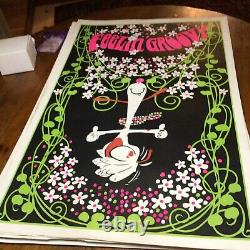 SNOOPY FEELIN' GROOVY 1970's VINTAGE BLACKLIGHT NOS POSTER PEANUTS NICE