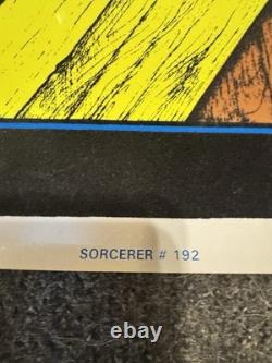 SORCERER #192 VINTAGE 1972 ORIGINAL VELVET BLACKLIGHT POSTER PETAGNO 23x35