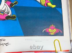 SORCERER WITH HELP FROM HIS FRIENDS 1972 VINTAGE BLACKLIGHT POSTER By PETAGNO