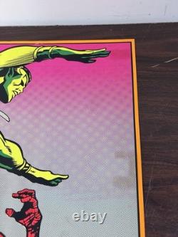 SPIDERMAN AND NAMOR MARVEL THIRD EYE Black light poster TE4023 GENE COLAN