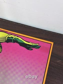 SPIDERMAN AND NAMOR MARVEL THIRD EYE Black light poster TE4023 GENE COLAN