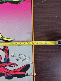 SPIDERMAN AND NAMOR MARVEL THIRD EYE Black light poster TE4023 GENE COLAN