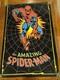 Spiderman Marvel Black Light Flocked Felt Poster 1975 Western Graphics 32x 21
