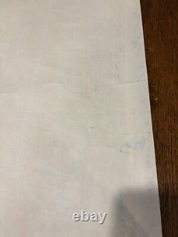 SPIDERMAN MARVEL Black light Flocked Felt poster 1975 Western Graphics 32x 21