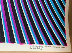 SPIRAL ZONK VINTAGE 1970's HEADSHOP BLACKLIGHT POSTER By AA SALES -NICE