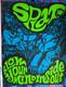 Splat Blow Your Mind Inside Out Vintage 1970's Headshop Blacklight Poster -nice