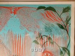 STONE GARDEN EAST TOTEM WEST 1971 VINTAGE PSYCHEDELIC BLACKLIGHT POSTER By Satty
