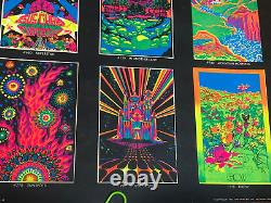 STORE DISPLAY 1973 VINTAGE BLACKLIGHT POSTER By THE THIRD EYE -RARE! 16x22