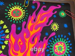 SUNSPOTS 1969 VINTAGE BLACKLIGHT POSTER By THE THIRD EYE -NICE! #770