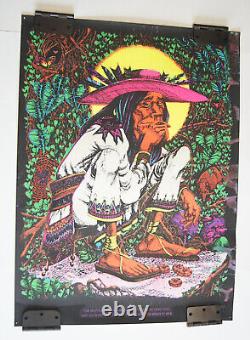 San Mezcalito Patron Protector Herbs Blacklight Poster 29 x 21 Rick Griffin