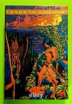 Sealed CONAN THE BARBARIAN Third EYE BLACKLIGHT PUZZLE Poster MARVELMANIA 1971