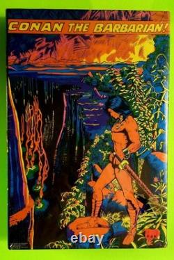 Sealed CONAN THE BARBARIAN Third EYE BLACKLIGHT PUZZLE Poster MARVELMANIA 1971