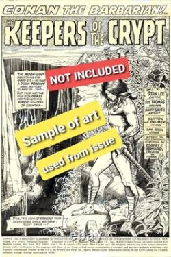 Sealed CONAN THE BARBARIAN Third EYE BLACKLIGHT PUZZLE Poster MARVELMANIA 1971