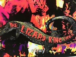 Sealed Vintage Black Light Jim Morrison Poster Mr Mojo Risin Lizard King Doors