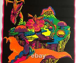 Season Of The Witch Vintage Blacklight Poster Occult 60s Walotsky Donovan Music