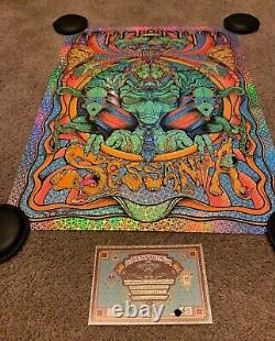 Sessanta Blacklight Poster Signed by Jason Portante Bad Acid /75