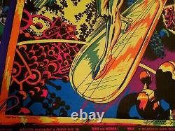 Silver Surfer 1971 Vintage Marvel Comics Blacklight Poster The Third Eye -nice