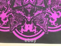 Sirkia 1967 Mandala Miller Blacklight Poster